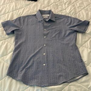 Mizzen and main short sleeve dress shirt large trim fit